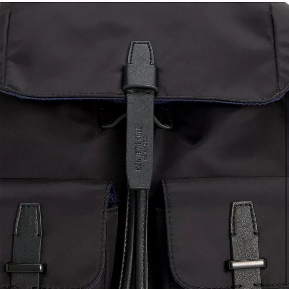 Kenneth Cole Nylon Water Resistant Backpack NWOT - Picture 2 of 4